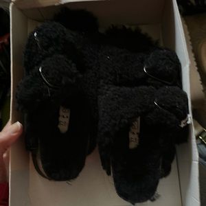 Papillio birkenstock slides.